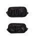 HD299 - Nylon Cloth Double Zipper Cosmetic Bag